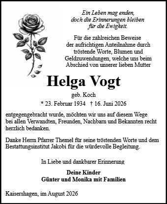 Helga Vogt
