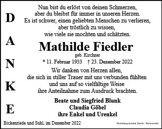 Mathilde Fiedler