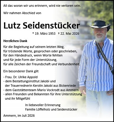 Lutz Seidenstücker