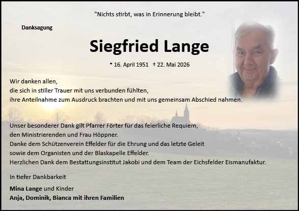 Siegfried Lange