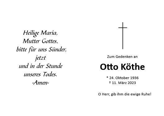 Otto Köthe