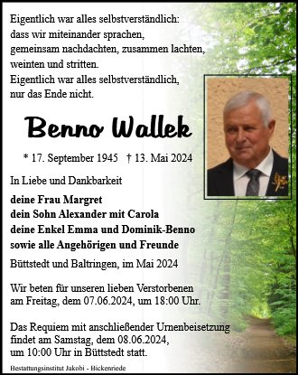 Benno Wallek