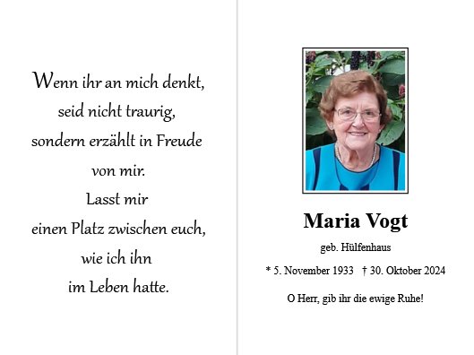 Maria Vogt