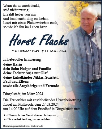 Horst Flachs