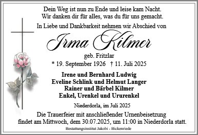 Irma Kilmer