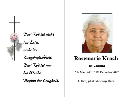 Rosemarie Krach