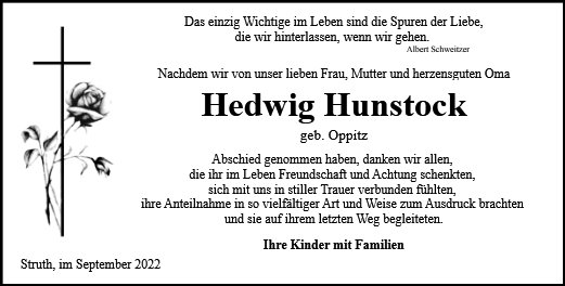 Hedwig Hunstock