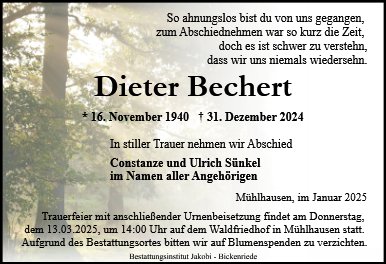 Dieter Bechert