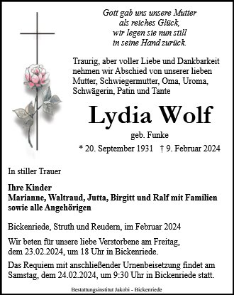 Lydia Wolf