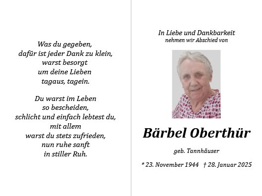 Bärbel Oberthür