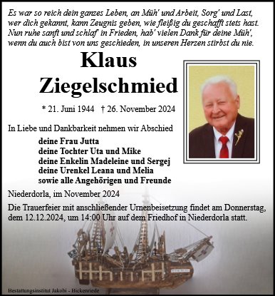 Klaus Ziegelschmied