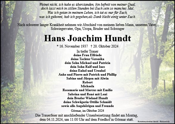 Hans Joachim Hundt