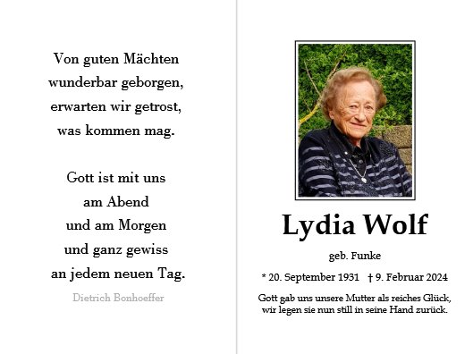Lydia Wolf
