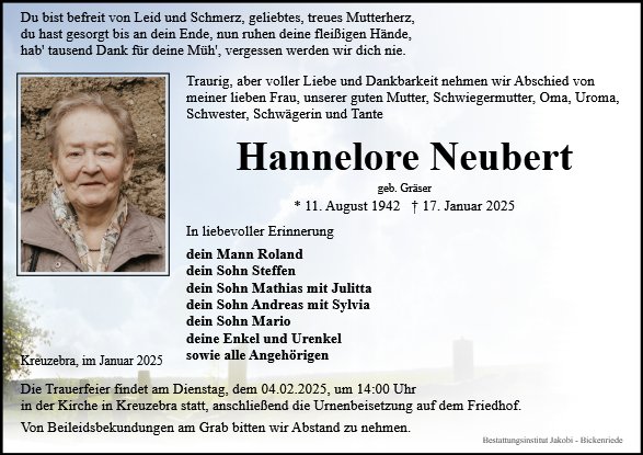 Hannelore Neubert