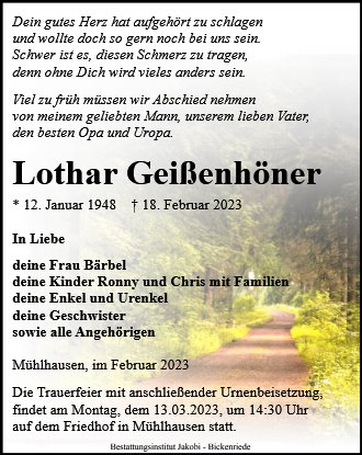 Lothar Geißenhöner