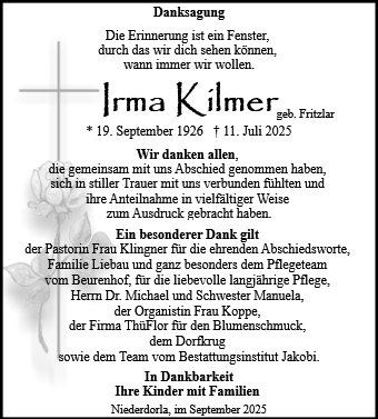 Irma Kilmer