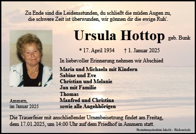 Ursula Hottop