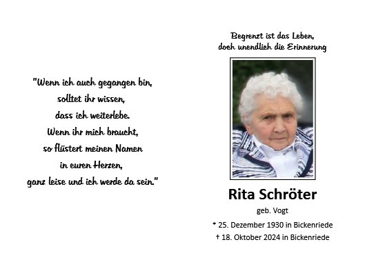 Rita Schröter