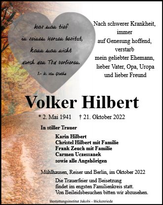 Volker Hilbert