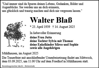 Walter Blaß