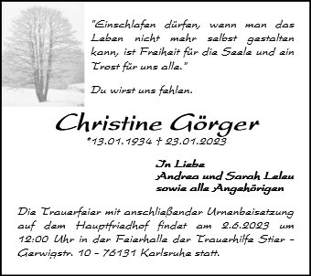 Christine Görger