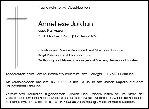 Anneliese Jordan