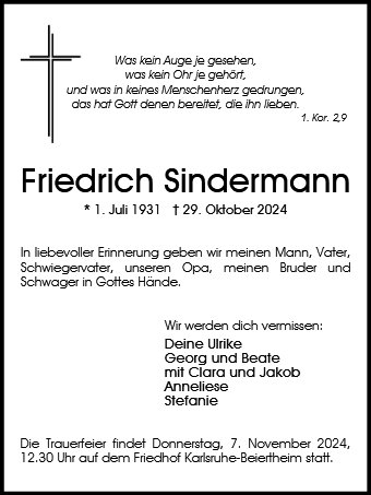 Friedrich Sindermann