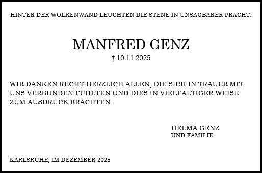 Manfred Genz