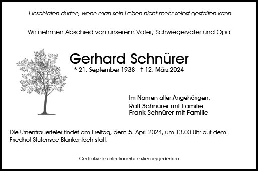 Gerhard Schnürer