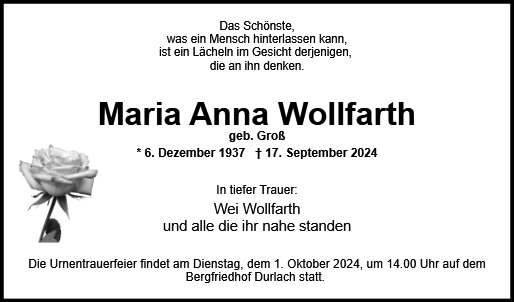 Maria Anna Wollfarth