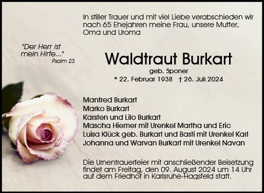 Waldtraut Burkart