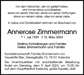 Annerose Zimmermann