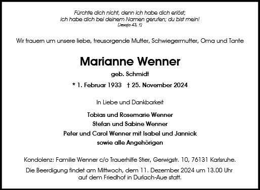 Marianne Wenner