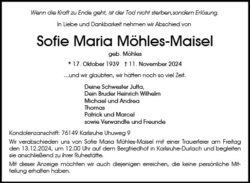 Maria Möhles-Maisel