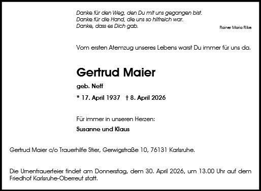 Gertrud Maier