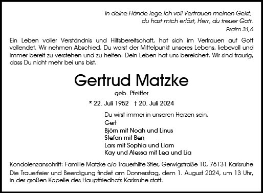 Gertrud Matzke