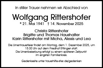 Wolfgang Rittershofer