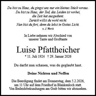 Luise Pfattheicher