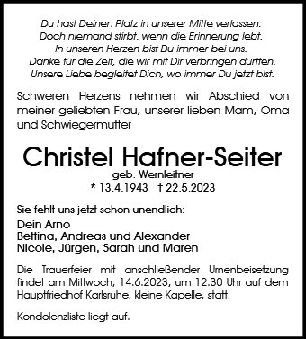 Christel Hafner-Seiter