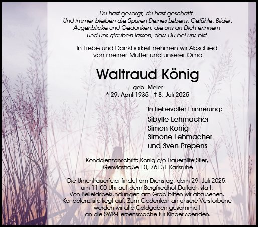 Waltraud König