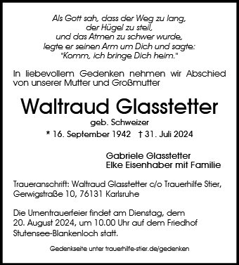 Waltraud Glasstetter