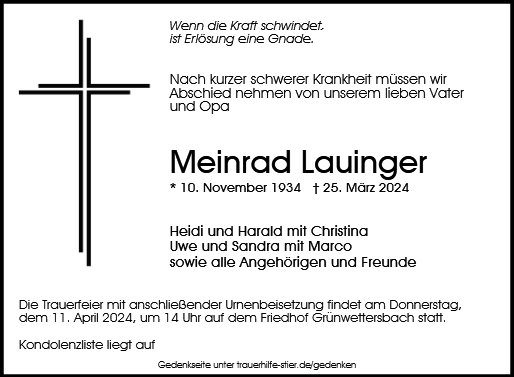 Meinrad Lauinger