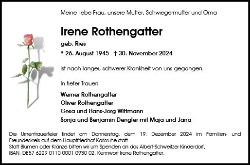 Irene Rothengatter