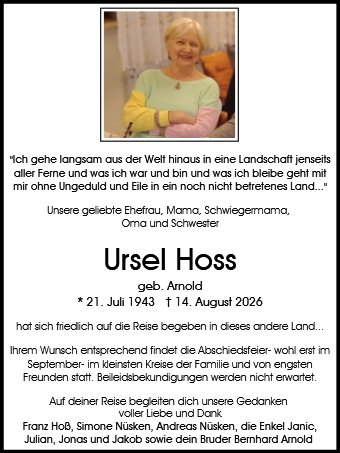 Ursel Arnold-Hoß