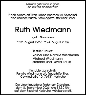 Ruth Wiedmann