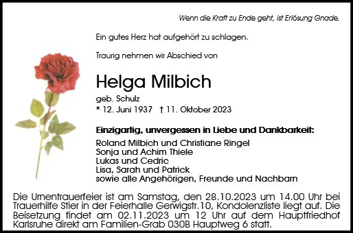 Helga Milbich