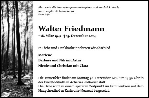 Walter Friedmann