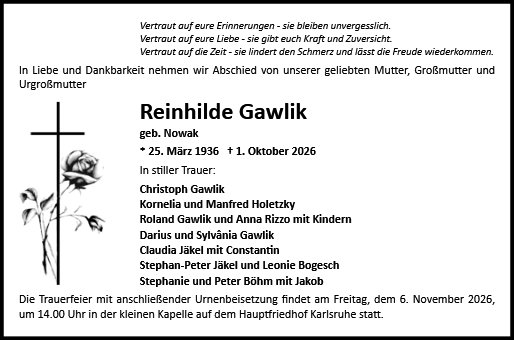 Reinhilde Gawlik