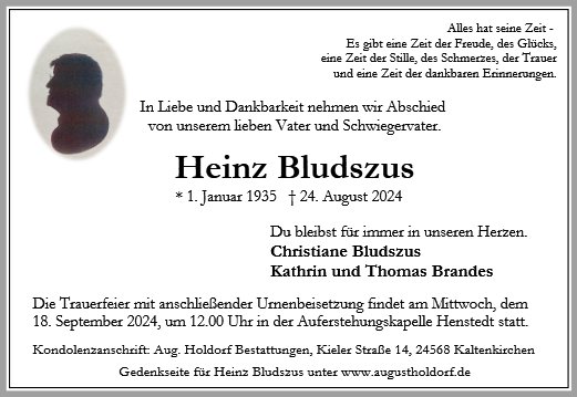 Heinz Bludszus