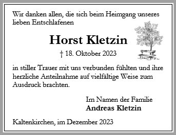 Horst Kletzin